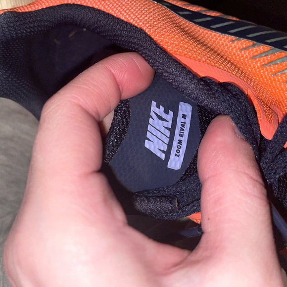 Neon orange and purple Nike running spikes (zoom rival) - Picture 6 of 7